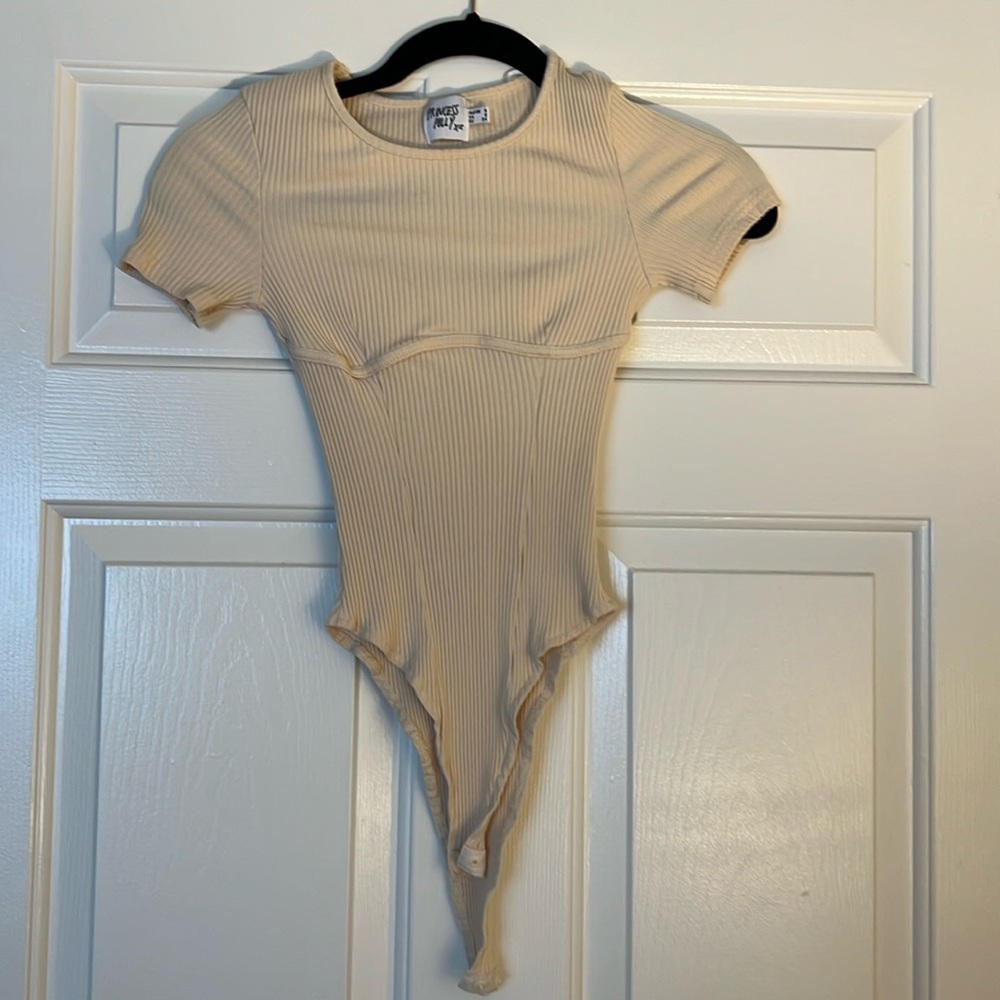 Cream bodysuit